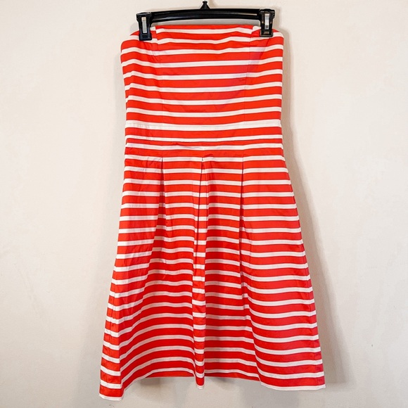 GAP Dresses & Skirts - Gap Striped Strapless Mini Dress 6 Tall